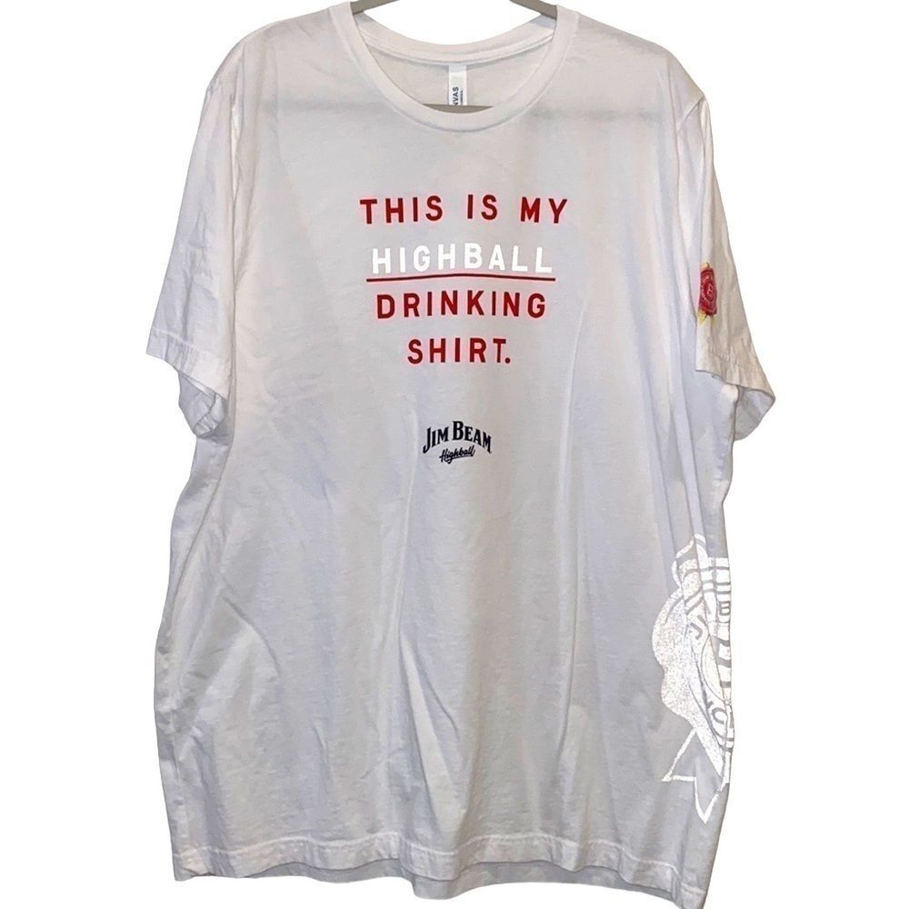 Jim Beam This Is My Highball Drinking Shirt T-shirt Canvas​​​​​​​​​​